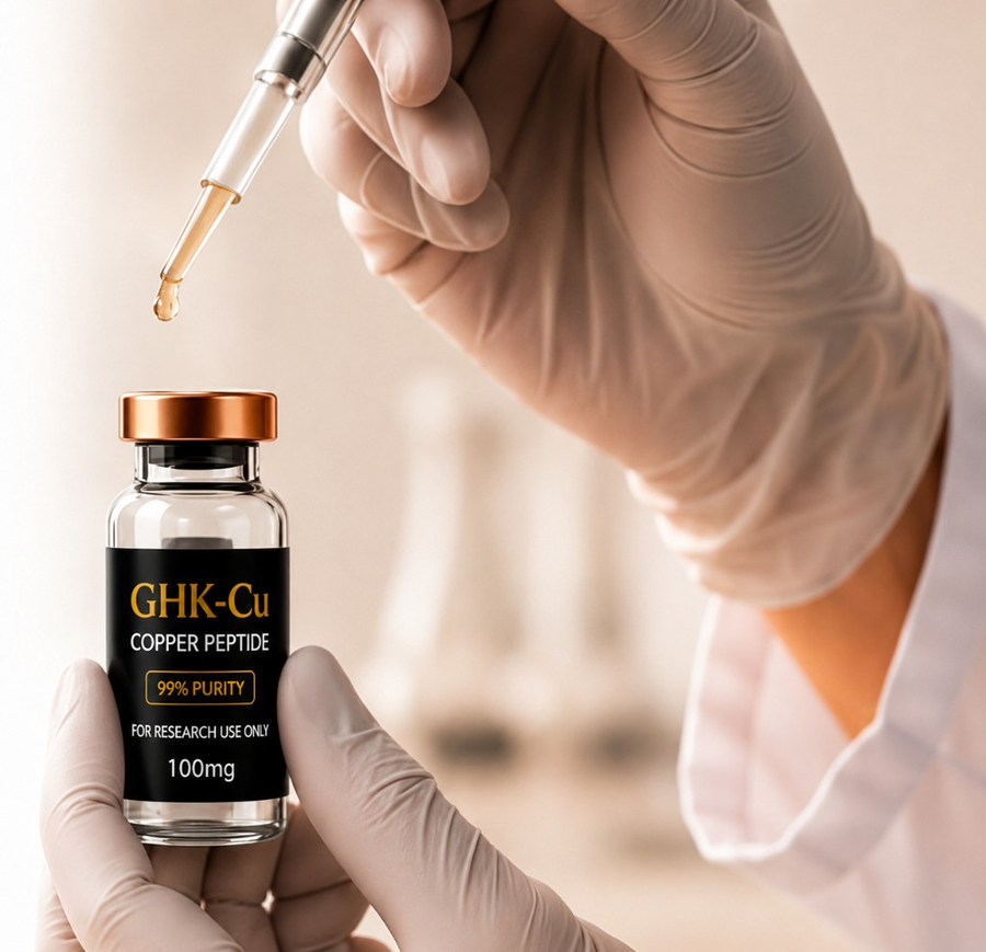 Laboratory precision – GHK-Cu vial handling